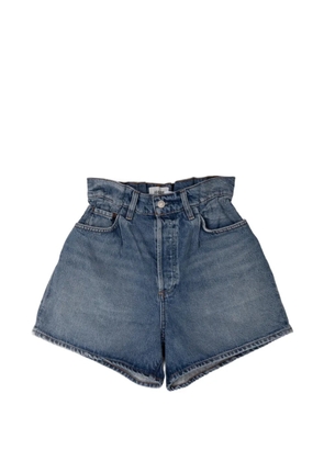 AGOLDE Lyonne high-waisted shorts - Blue