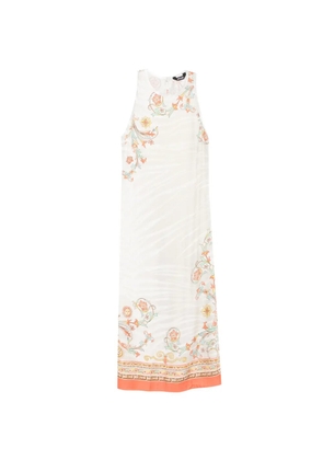 Just Cavalli printed midi dress - Neutrals