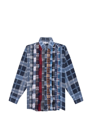 Needles checked shirt - Blue