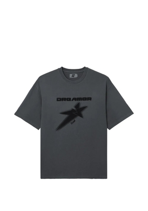 izzue star-print T-shirt - Grey