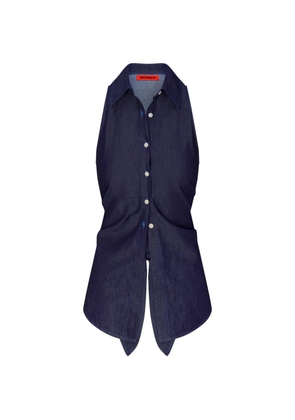 Simon Miller Loch sleeveless buttoned top - Blue