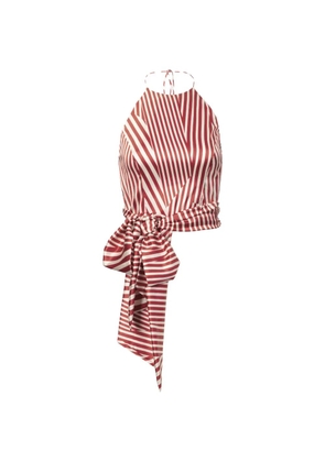 Silvia Tcherassi Carmela striped blouse - Red
