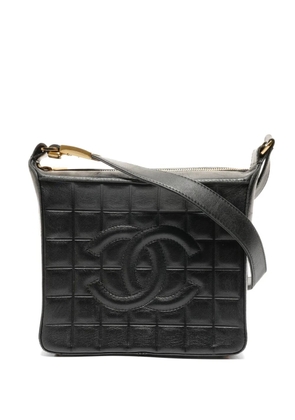 CHANEL Pre-Owned 2001-2022 Chocolate Bar leather shoulder bag - Black