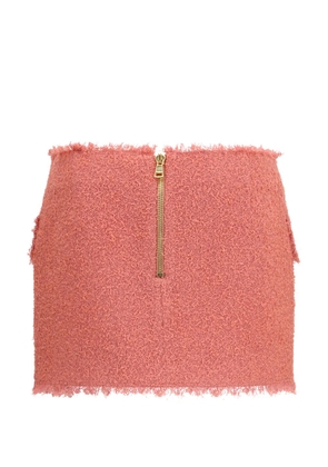 Balmain tweed mini skirt - Pink