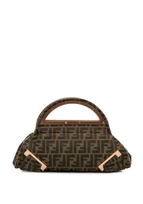 Fendi Pre-Owned 2000-2010 Zucca Canvas Smile satchel - Brown