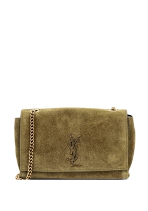 Saint Laurent Pre-Owned Classic Monogram Reversible Shoulder Bag Suede Small crossbody bag - Green