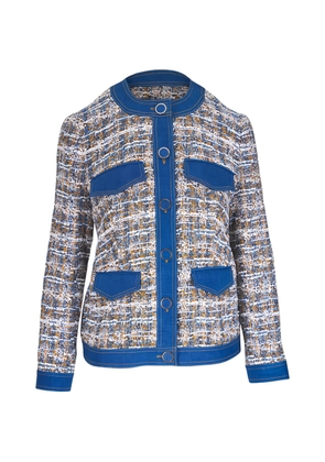Veronica Beard Ainslie tweed jacket - Blue