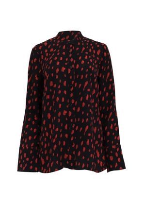 Proenza Schouler printed long-sleeve blouse - Black