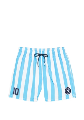 MC2 Saint Barth striped-pattern swim shorts - Blue