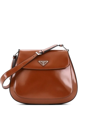 Prada Pre-Owned Cleo Flap Spazzolato Leather Large shoulder bag - Brown