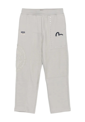 EVISU logo-embroidered track pants - Grey
