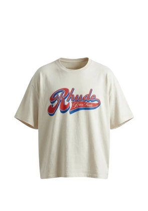 RHUDE Pit Stop T-shirt - Neutrals