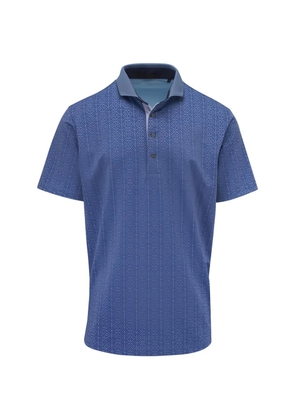 GREYSON patterned polo shirt - Blue