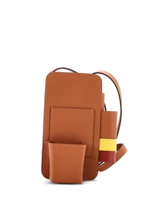 Hermès Pre-Owned Hermesway Phone Case Crossbody Bag Epsom clutch bag - Brown