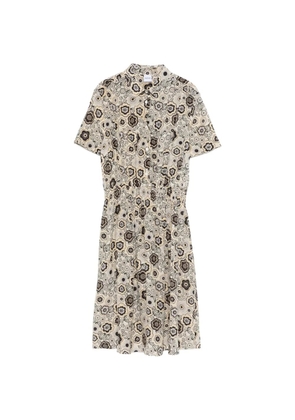 ASPESI floral-print midi dress - Neutrals