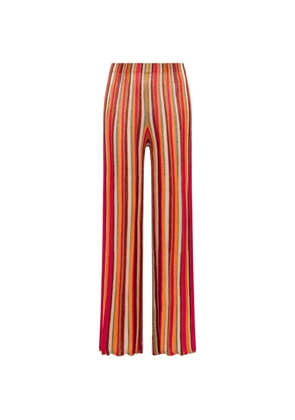 MALIPARMI stripes trousers - Red