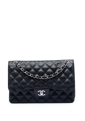 CHANEL Pre-Owned 2011 Jumbo Classic Caviar Double Flap shoulder bag - Black