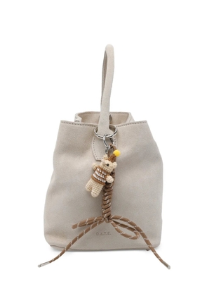 D.A.T.E. Paniere leather bucket bag - Neutrals
