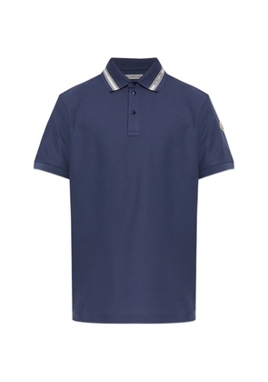 Moncler blue polo shirt