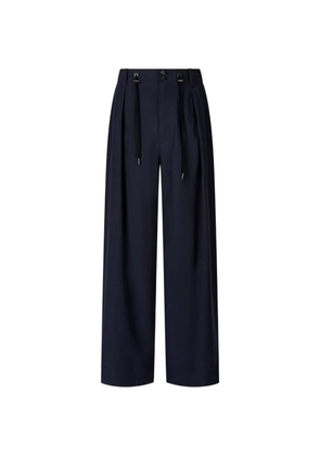 TOMBOY pleated drawstring trousers - Blue