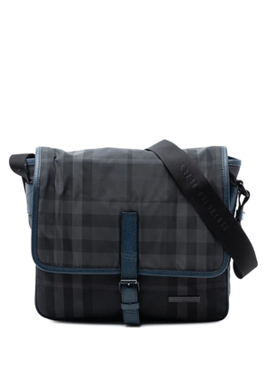 Burberry Pre-Owned 2000-2017 Smoke Check Nylon Messenger Bag crossbody bag - Grey
