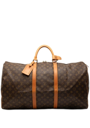 Louis Vuitton Pre-Owned 1991 Monogram Keepall 60 travel bag - Brown