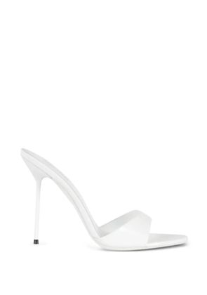 Paris Texas Lidia leather heeled sandals - White
