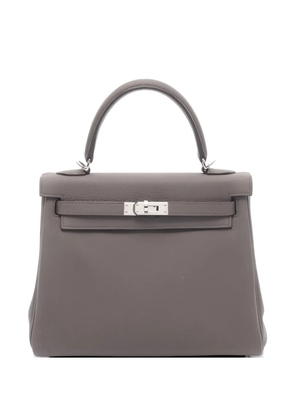 Hermès Pre-Owned 2021 25 Kelly leather tote bag - Grey
