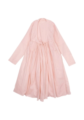 Egg drawstring-detail dress - Pink