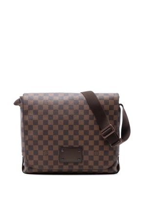 Louis Vuitton Pre-Owned 2010 Damier Ebene Brooklyn MM crossbody bag - Brown