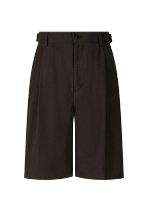 TOMBOY buckle basic shorts - Brown
