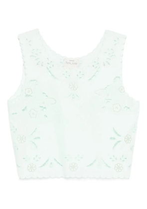 Forte Forte floral scalloped top - Green