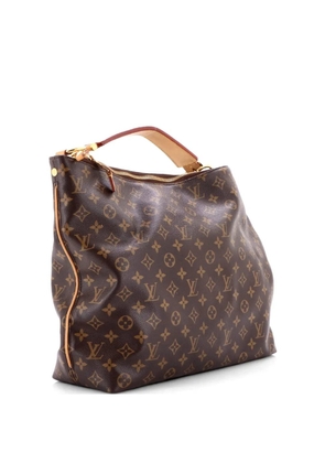 Louis Vuitton Pre-Owned Sully Handbag Monogram Canvas MM hobo bag - Brown
