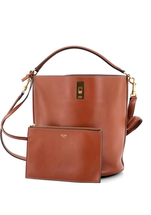 Celine Pre-Owned 16 Bag Leather bucket bag - Brown