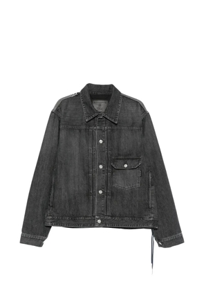 Mastermind Japan cotton denim jacket - Grey