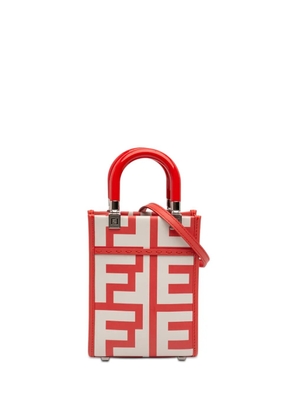 Fendi Pre-Owned 2010-2025 Marc Jacobs Mini Leather Sunshine Shopper Tote satchel - White