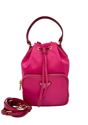 Prada Pre-Owned 2013-2026 Re-Nylon Duet bucket bag - Pink
