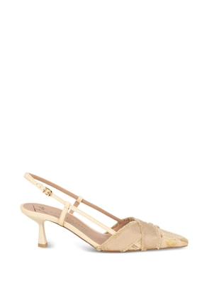 Roberto Festa fringed-detail pumps - Neutrals