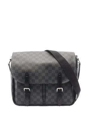 Louis Vuitton Pre-Owned 2015 Damier Graphite Christopher Messenger Bag crossbody bag - Black