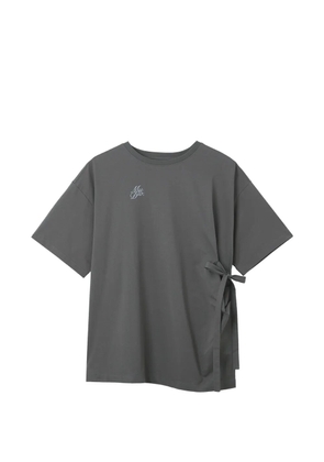 Musium Div. graphic tie T-shirt - Grey