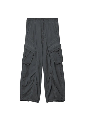 izzue wide-leg cargo trousers - Grey