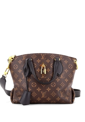 Louis Vuitton Pre-Owned Flower Zipped Monogram Canvas PM tote bag - Brown