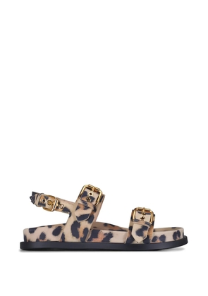 AGL Cristina leopard-print sandals - Neutrals