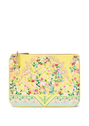 Camilla floral wallet - Yellow