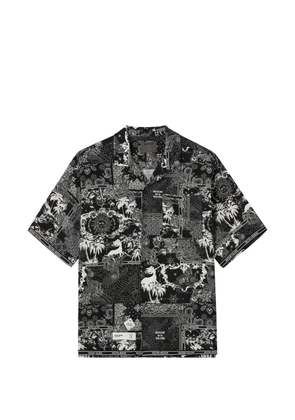 Musium Div. short-sleeve graphic-print shirt - Black