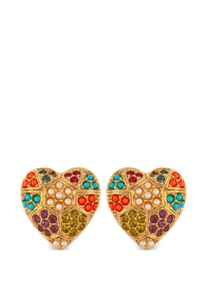 Susan Caplan Vintage 1990s D'Orlan clip-on earrings - Gold