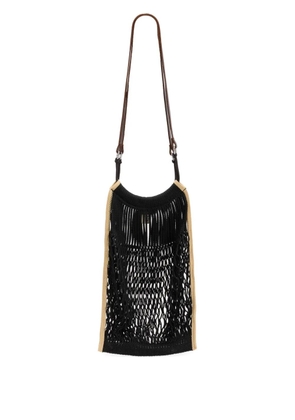 LEMAIRE Filt knitted tote bag - Black