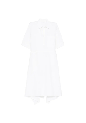 JNBY short-sleeved deconstructed dress - White