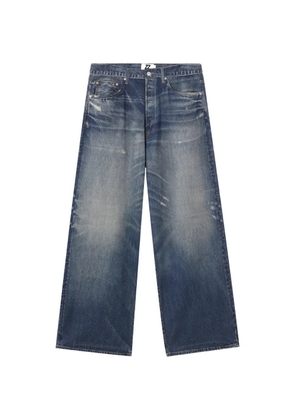 izzue distressed wide-leg jeans - Blue