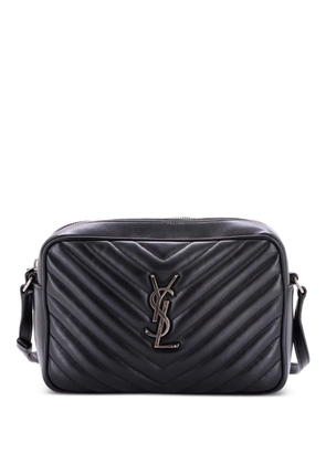 Saint Laurent Pre-Owned Lou Camera Bag Matelasse Chevron Leather Small crossbody bag - Black